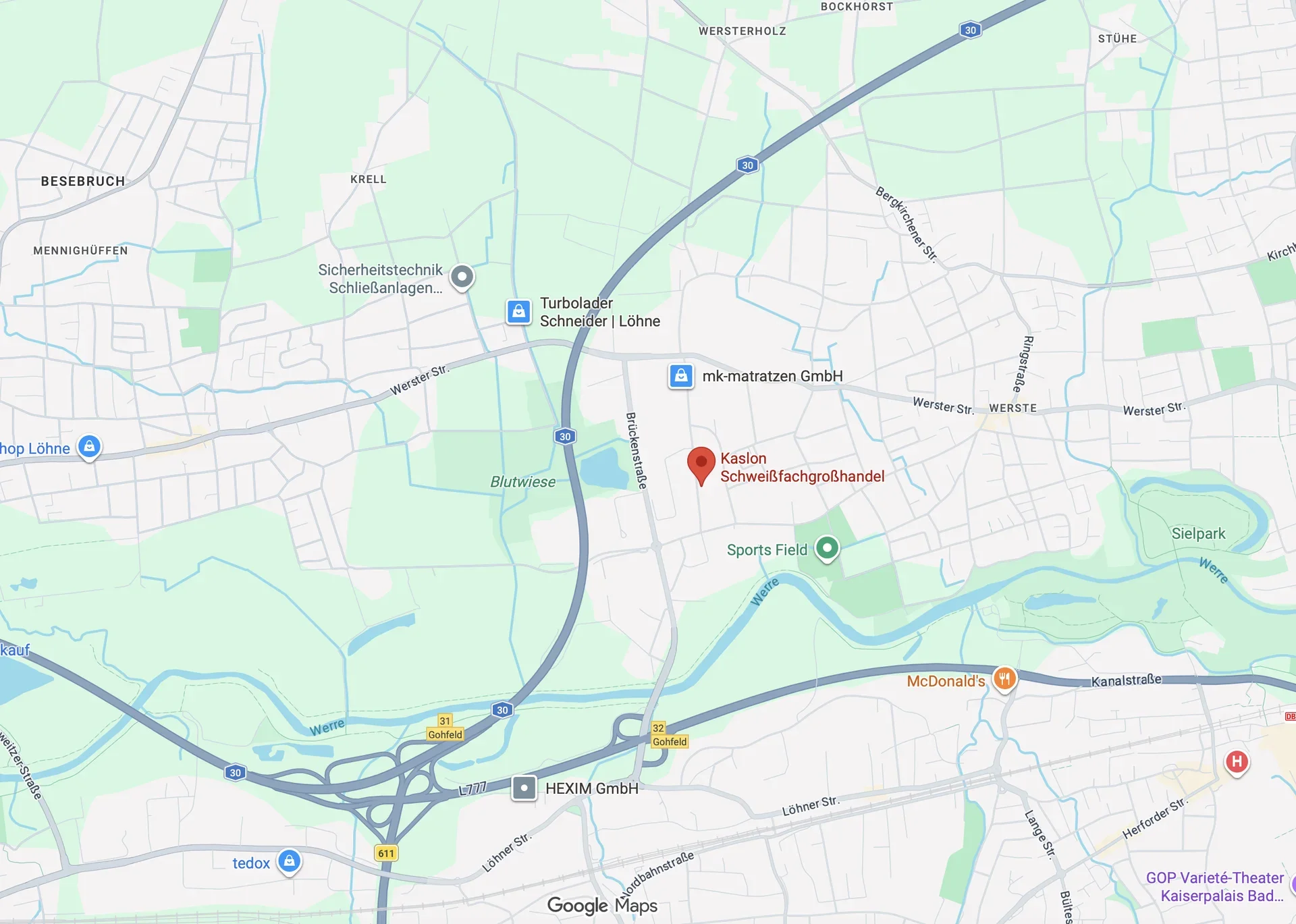 About Us Location Map